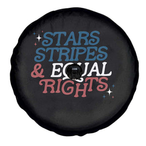 Stars Stripes And Equal Rights Spare Tire Cover 4th Of July Liberal American TS11 Print Your Wear