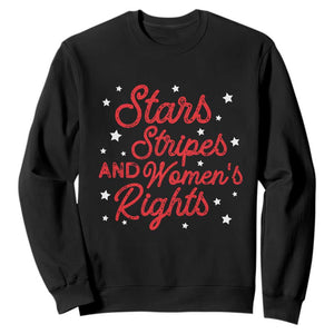 Stars Stripes And Equal Rights Sweatshirt 4th Of July Patriotic TS10 Black Print Your Wear