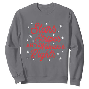 Stars Stripes And Equal Rights Sweatshirt 4th Of July Patriotic TS10 Charcoal Print Your Wear