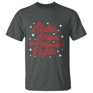 Stars Stripes And Equal Rights T Shirt 4th Of July Patriotic TS10 Dark Heather Print Your Wear