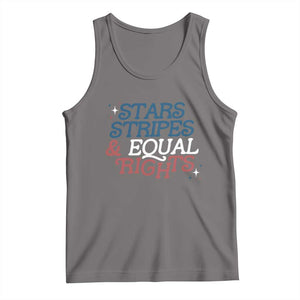 Stars Stripes And Equal Rights Tank Top 4th Of July Liberal American TS11 Deep Heather Print Your Wear