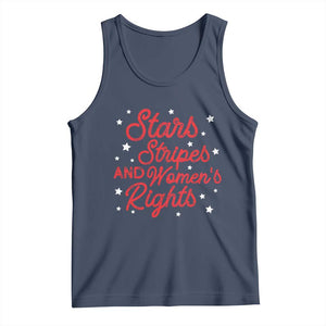 Stars Stripes And Equal Rights Tank Top 4th Of July Patriotic TS10 Navy Print Your Wear