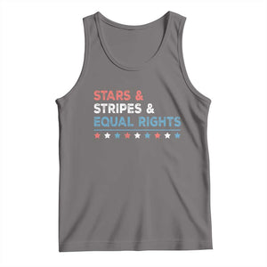 Stars Stripes And Equal Rights Tank Top 4th Of July Women's Rights TS11 Deep Heather Print Your Wear