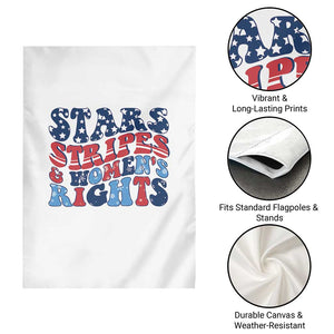 Stars Stripes And Women Rights Garden Flag Groovy Retro 4th Of July TS10 Print Your Wear