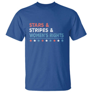 Stars Stripes And Women's Rights T Shirt 4th Of July Equal Rights TS11 Royal Blue Print Your Wear