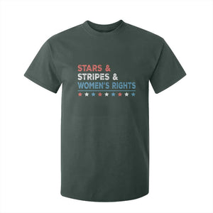 Stars Stripes And Women's Rights T Shirt For Kid 4th Of July Equal Rights TS11 Dark Forest Green Print Your Wear