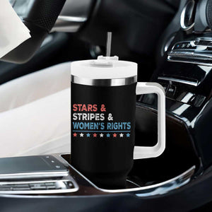 Stars Stripes And Women's Rights Tumbler With Handle 4th Of July Equal Rights TS11 Print Your Wear