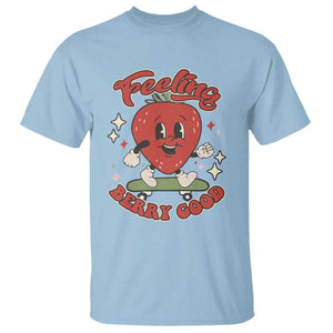 Strawberry Festival T Shirt Cute Feeling Berry Good Fruit Lover TS02 Light Blue Print Your Wear