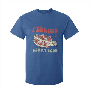 Strawberry Festival T Shirt For Kid Feeling Berry Good Fruit Lover Skeleton Hand TS02 Royal Blue Print Your Wear