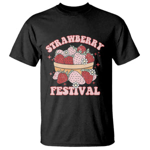 Strawberry Festival T Shirt Retro Strawberries Fruit Lover TS02 Black Print Your Wear