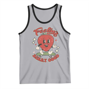 Strawberry Festival Tank Top Cute Feeling Berry Good Fruit Lover TS02 Athletic Heather Black Print Your Wear