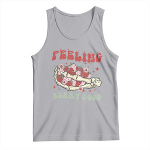 Strawberry Festival Tank Top Feeling Berry Good Fruit Lover Skeleton Hand TS02 Athletic Heather Print Your Wear