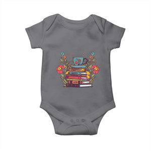 Subtle FDT Baby Onesie Fantasy Drama Tragedy Book Lover TS02 Charcoal Print Your Wear