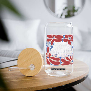 Subtle FDT Glass Can Freedom Democracy Tolerence and Justice For All TS02 Print Your Wear