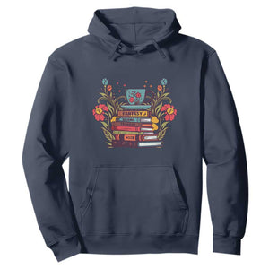 Subtle FDT Hoodie Fantasy Drama Tragedy Book Lover TS02 Navy Print Your Wear