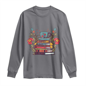 Subtle FDT Long Sleeve Shirt Fantasy Drama Tragedy Book Lover TS02 Charcoal Print Your Wear