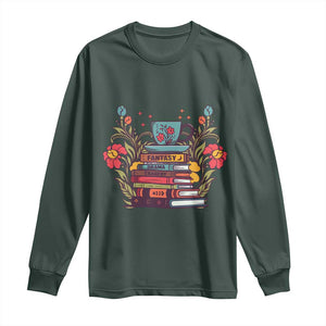 Subtle FDT Long Sleeve Shirt Fantasy Drama Tragedy Book Lover TS02 Dark Forest Green Print Your Wear