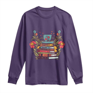 Subtle FDT Long Sleeve Shirt Fantasy Drama Tragedy Book Lover TS02 Purple Print Your Wear