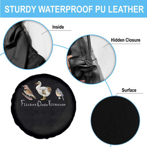 Subtle FDT Spare Tire Cover Flicker Dodo Titmouse Bird TS10 Print Your Wear