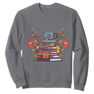 Subtle FDT Sweatshirt Fantasy Drama Tragedy Book Lover TS02 Charcoal Print Your Wear
