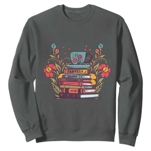 Subtle FDT Sweatshirt Fantasy Drama Tragedy Book Lover TS02 Dark Heather Print Your Wear