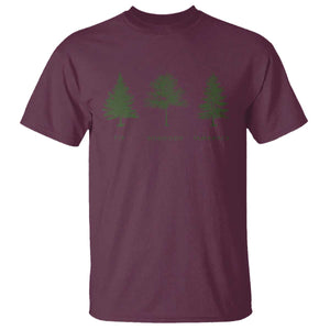 Subtle FDT T Shirt Nature Tee National Park TS10 Maroon Print Your Wear