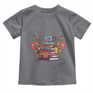Subtle FDT Toddler T Shirt Fantasy Drama Tragedy Book Lover TS02 Charcoal Print Your Wear