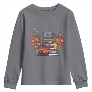 Subtle FDT Youth Sweatshirt Fantasy Drama Tragedy Book Lover TS02 Charcoal Print Your Wear