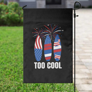 Surfing Lover Garden Flag Surfboard 4th Of July Patriotic USA Flag Fireworks TS11 Print Your Wear