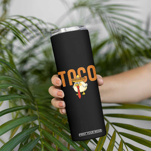 TACO Chicken in Sombrero Skinny Tumbler Funny Mexican Food TS02 Print Your Wear