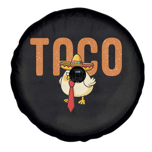 TACO Chicken in Sombrero Spare Tire Cover Funny Mexican Food TS02 Print Your Wear