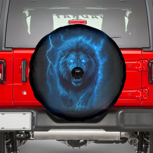 Vintage Classic Blue Lion Bootleg Graphic Spare Tire Cover TS10 Black Print Your Wear