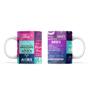 Teacher Life Coffee Mug Teaching Appreciation Colorful School Supplies Gift For Educator TB02 White Print Your Wear