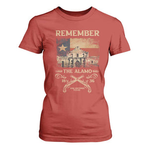 Texas T Shirt For Women Remember The Alamo San Antonio 1836 TS09 Red Print Your Wear