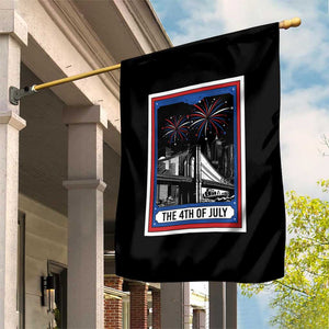 The 4th Of July Garden Flag Vintage Tarot Card Dark Magic USA Fireworks TS11 Print Your Wear