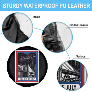 The 4th Of July Spare Tire Cover Vintage Tarot Card Dark Magic USA Fireworks TS11 Print Your Wear