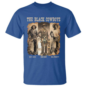 The Black Cowboys Nat Love Isom Dart Bill Pickett T Shirt African American Cowboy TS11 Royal Blue Print Your Wear