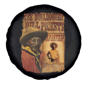 The Bulldogger Bill Pickett Spare Tire Cover Texan Rodeo Legend TS11 Print Your Wear
