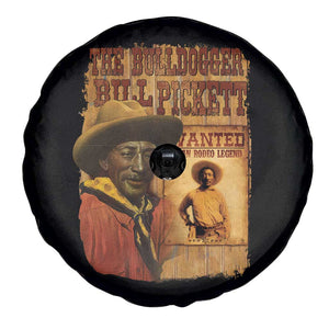 The Bulldogger Bill Pickett Spare Tire Cover Texan Rodeo Legend TS11 Print Your Wear
