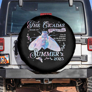 The Cicadas Brood XIV Reunion Tour Summer 2025 Spare Tire Cover Live In Concert For The First Time Since 1634 TS11 No hole Black Print Your Wear