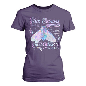 The Cicadas Brood XIV Reunion Tour Summer 2025 T Shirt For Women Live In Concert For The First Time Since 1634 TS11 Purple Print Your Wear