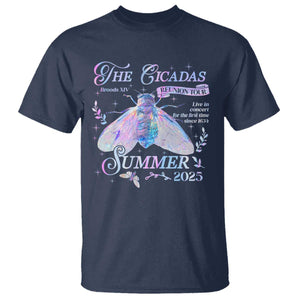 The Cicadas Brood XIV Reunion Tour Summer 2025 T Shirt Live In Concert For The First Time Since 1634 TS11 Navy Print Your Wear