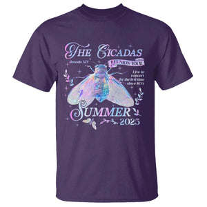 The Cicadas Brood XIV Reunion Tour Summer 2025 T Shirt Live In Concert For The First Time Since 1634 TS11 Purple Print Your Wear
