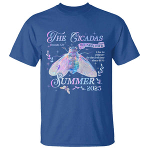 The Cicadas Brood XIV Reunion Tour Summer 2025 T Shirt Live In Concert For The First Time Since 1634 TS11 Royal Blue Print Your Wear