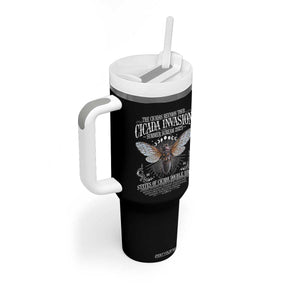 The Cicadas Reunion Tour 2025 Tumbler With Handle Cicada Invasion Brood XIV Vintage Concert Fest TS11 Print Your Wear