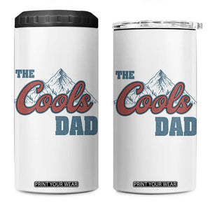 The Cool Dad 4 in 1 Can Cooler Tumbler Fathers Day Gifts TS10 One Size: 16 oz White Print Your Wear