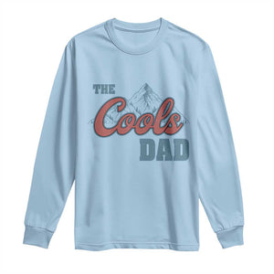 The Cool Dad Long Sleeve Shirt Fathers Day Gifts TS10 Light Blue Print Your Wear