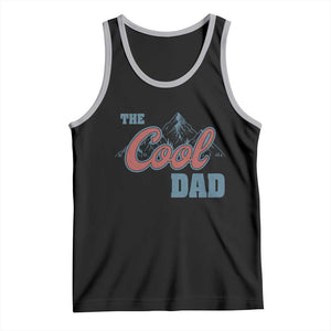The Cool Dad Tank Top Fathers Day Gifts TS10 Deep Heather Print Your Wear