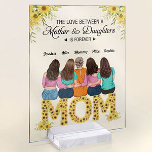 Personalized The Love Between A Mother and Daughter Is Forever Acrylic Plaque CTM Custom - Printyourwear