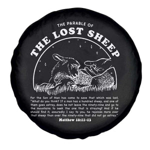 The Parable Of The Lost Sheep Spare Tire Cover Christian Bible Verse TS11 Print Your Wear